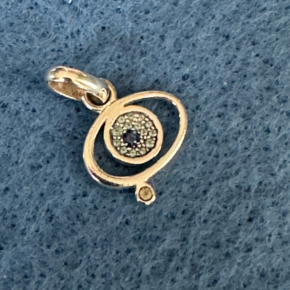 Links of London Evil Eye Charm - Sterling, Sapphire & Blue Topaz